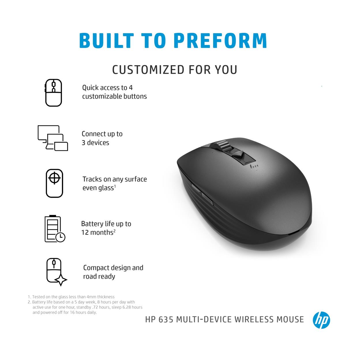 Wireless Multi-Device Mouse - 630M - Black