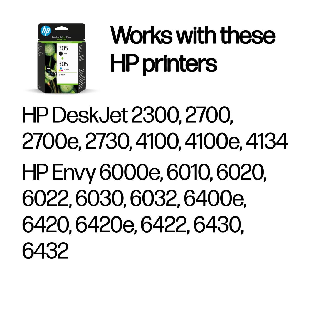 Ink Cartridge Combo Pack - No 305 - Black & Color