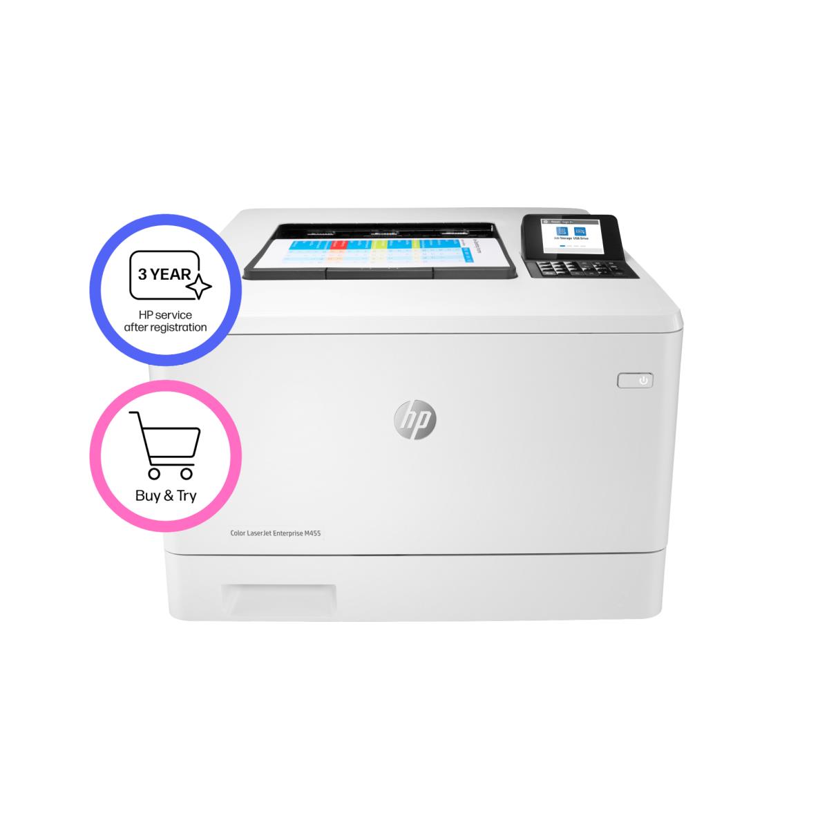 LaserJet Enterprise M455dn - Color Printer - Laser - A4 - USB / Ethernet