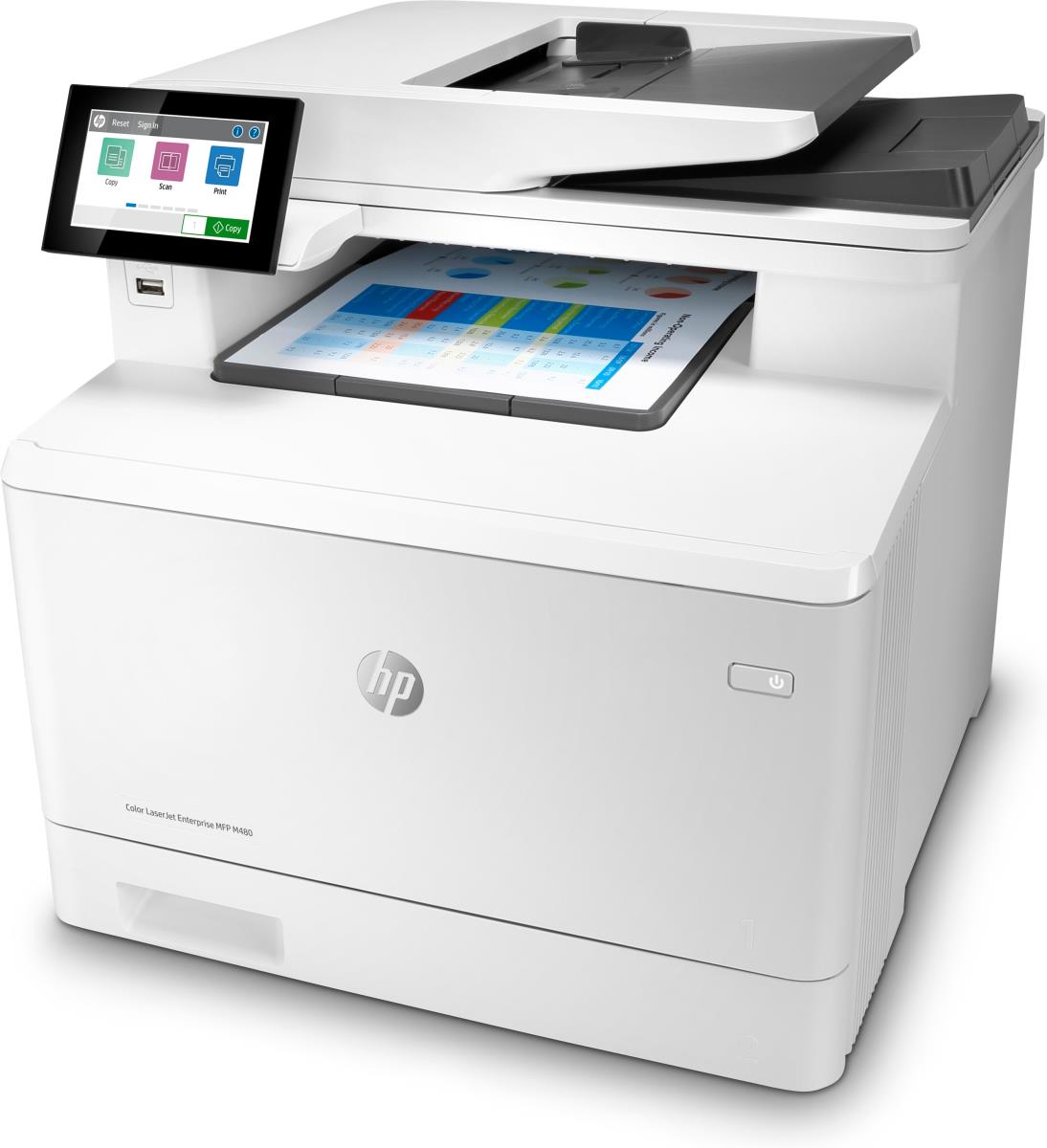 LaserJet Enterprise M480f - Color Multifunction Printer - Laser - A4 - USB / Ethernet