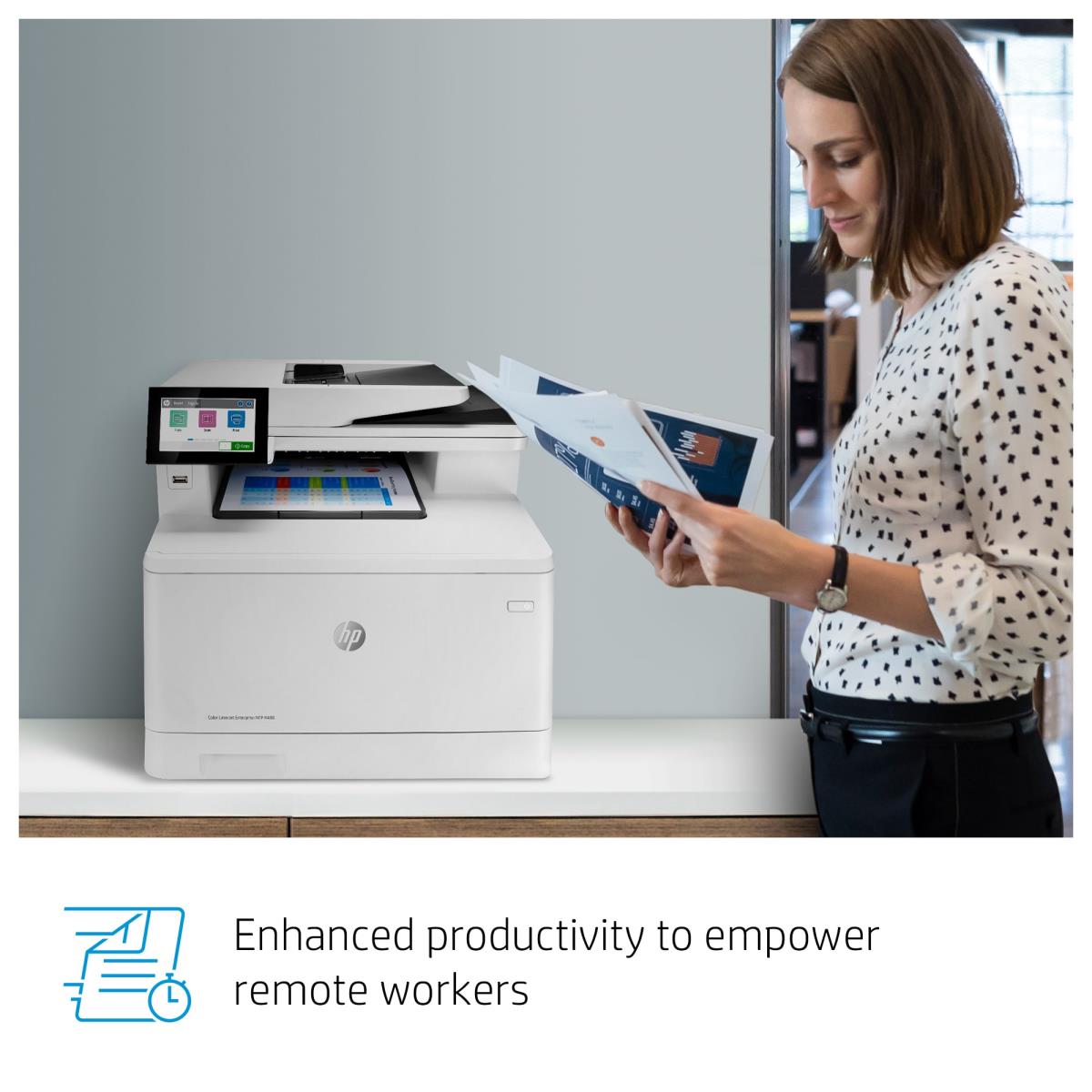 LaserJet Enterprise M480f - Color Multifunction Printer - Laser - A4 - USB / Ethernet