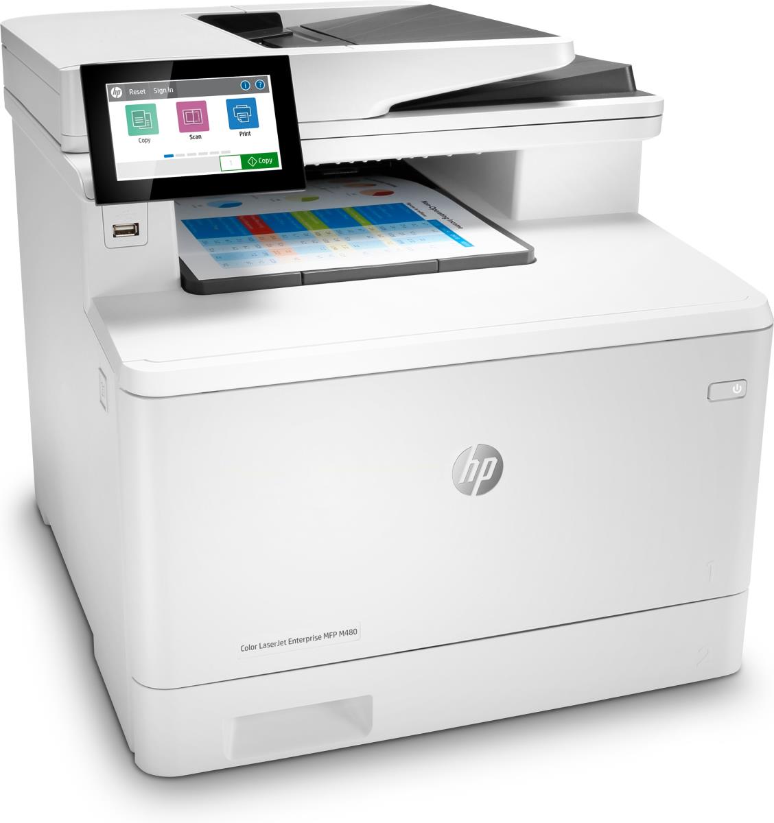 LaserJet Enterprise M480f - Color Multifunction Printer - Laser - A4 - USB / Ethernet