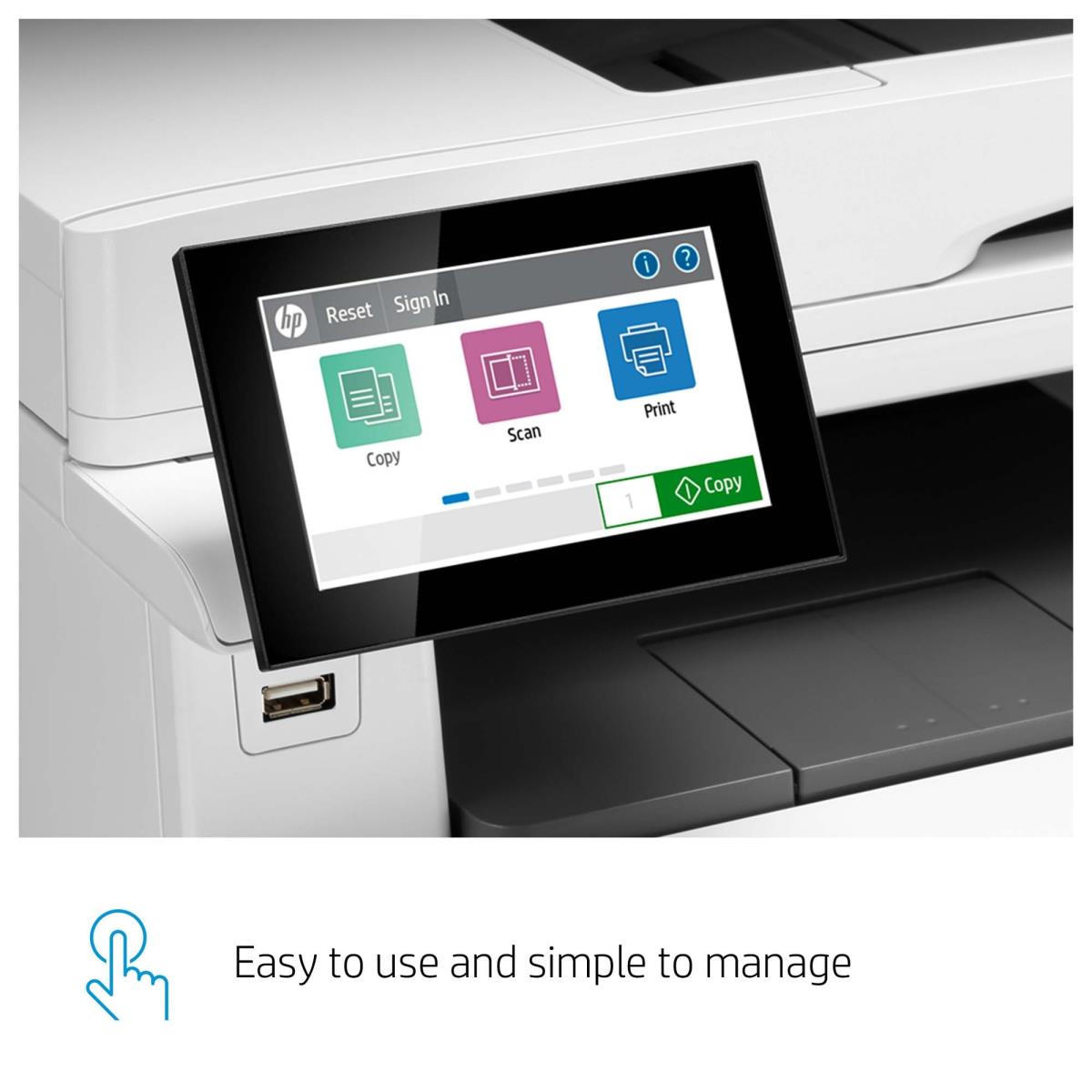 LaserJet Enterprise M480f - Color Multifunction Printer - Laser - A4 - USB / Ethernet