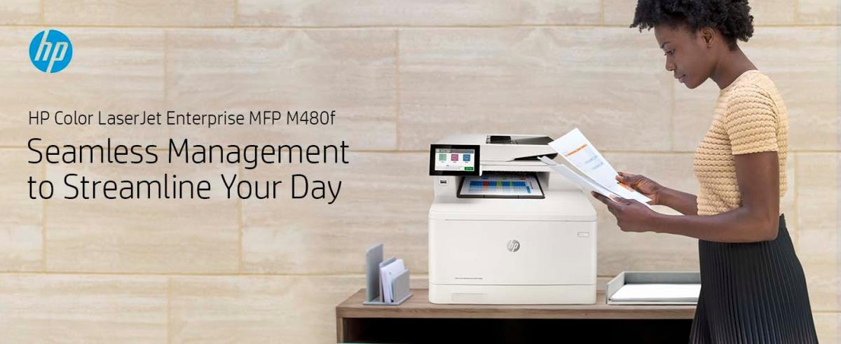 LaserJet Enterprise M480f - Color Multifunction Printer - Laser - A4 - USB / Ethernet