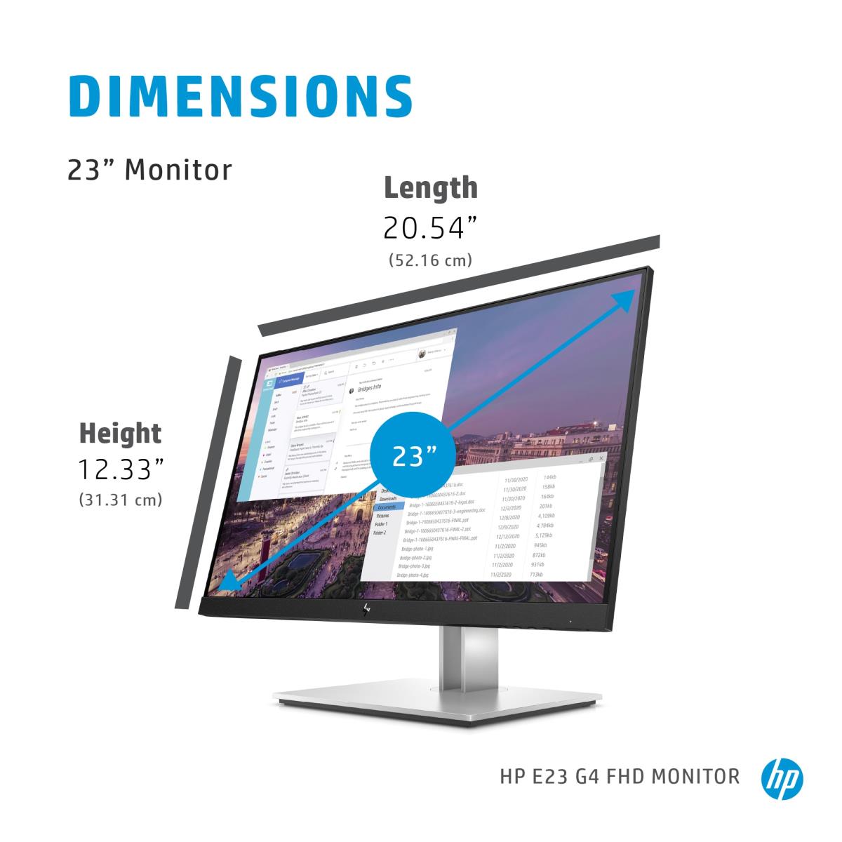 Desktop Monitor - E23 G4 - 23in - 1920x1080 (FHD) - IPS