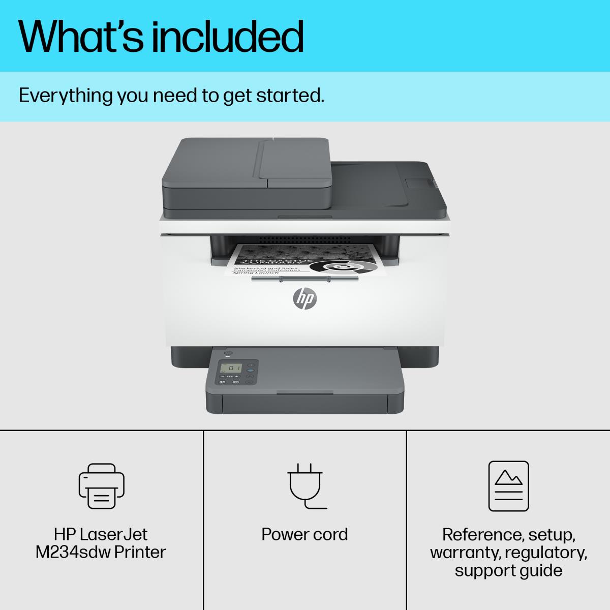 LaserJet M234sdw - Multifunction Printer - Laser - A4 - Ethernet / Wi-Fi
