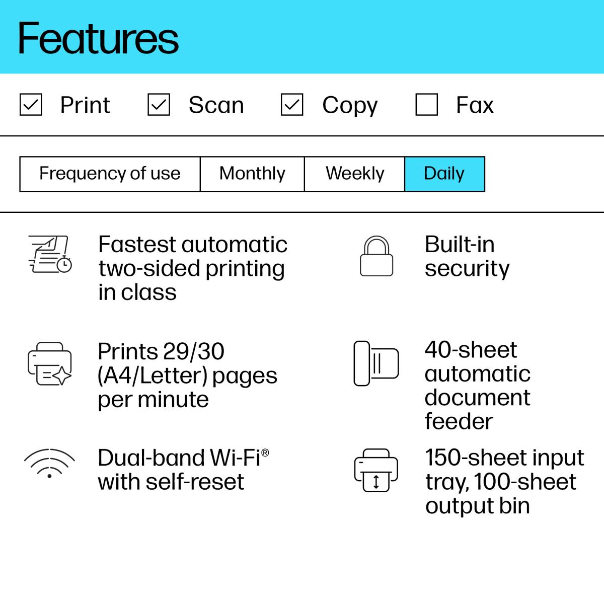 LaserJet M234sdw - Multifunction Printer - Laser - A4 - Ethernet / Wi-Fi