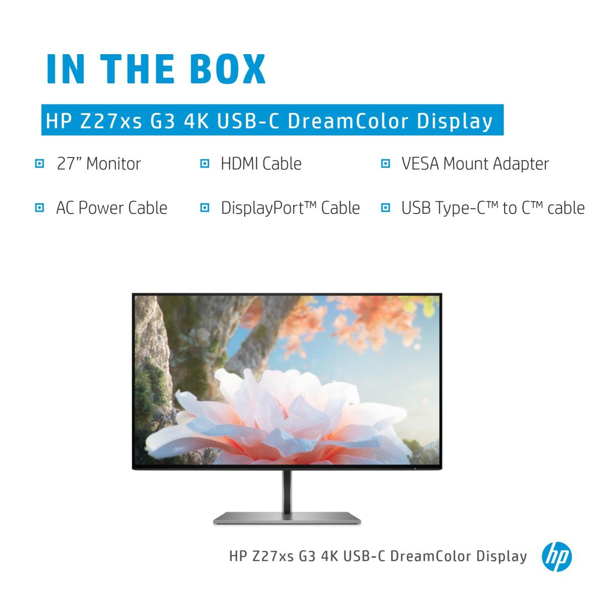 Desktop USB-C Monitor - DreamColor Z27xs G3 - 27in - 3840x2160 (4K UHD)