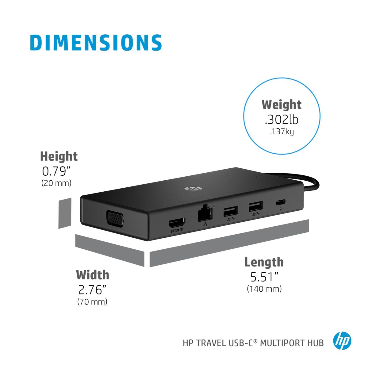 USB-C Travel Multi Port Hub