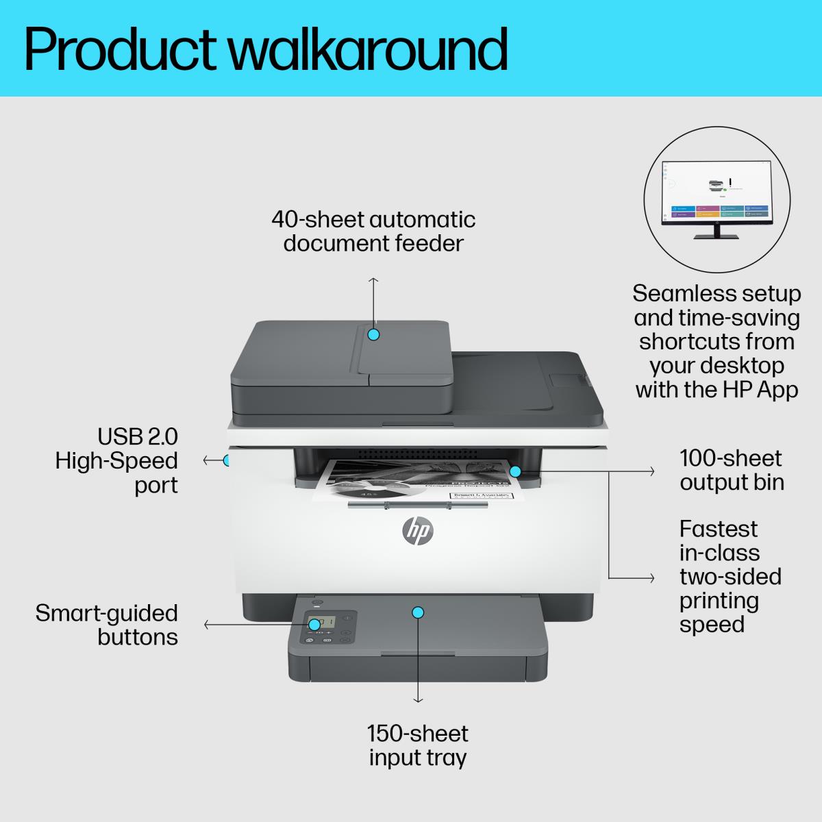LaserJet M234sdn - Multifunction Printer - Laser - A4 - USB / Ethernet