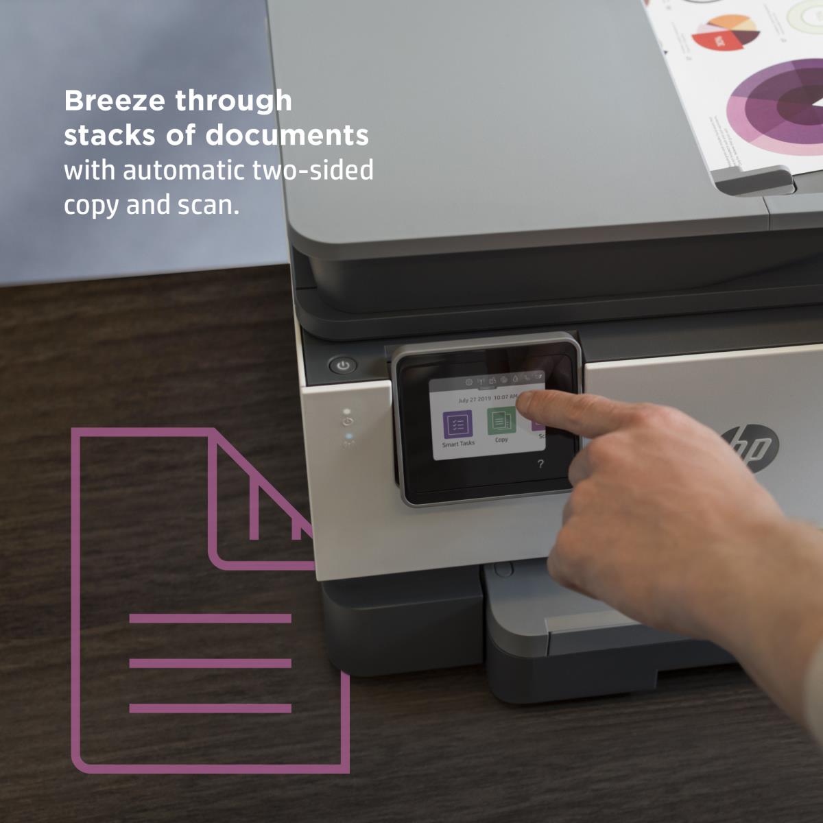 OfficeJet Pro 9012e - Color All-in-One Printer - Inkjet - A4 - USB / Ethernet / Wi-Fi
