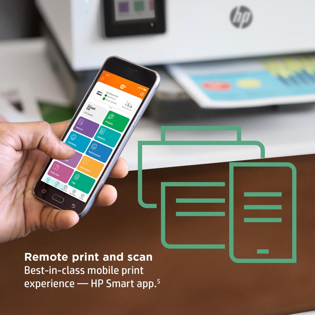OfficeJet Pro 8022e - Color All-in-One Printer - Inkjet - A4 - USB / Ethernet / Wi-Fi