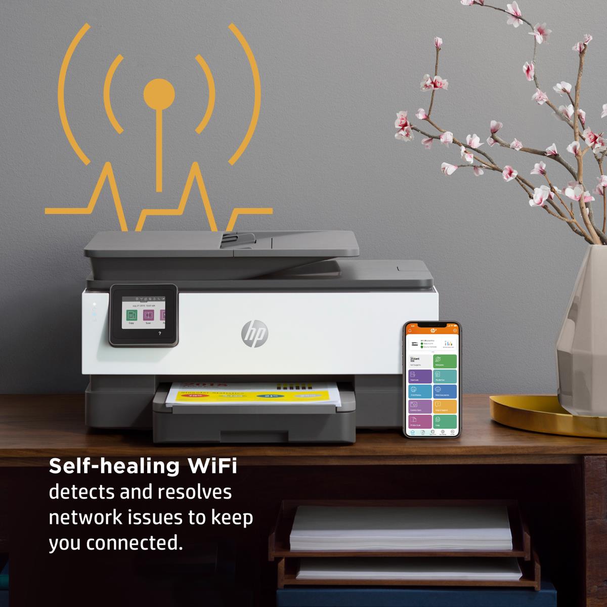 OfficeJet Pro 8022e - Color All-in-One Printer - Inkjet - A4 - USB / Ethernet / Wi-Fi