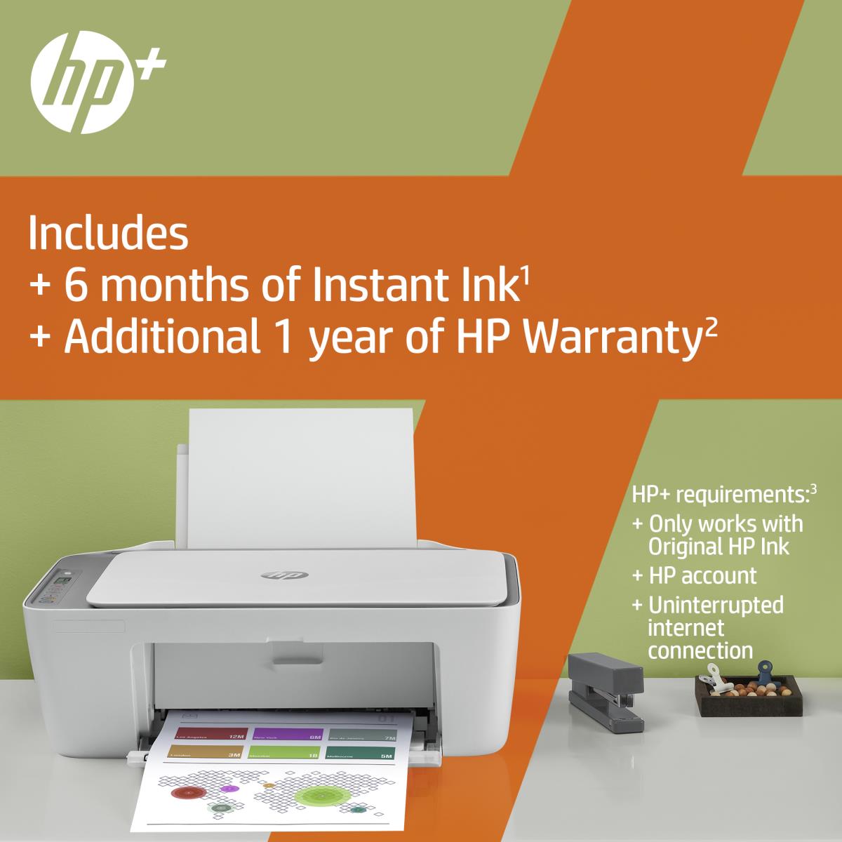 DeskJet 2720e - Color All-in-One Printer - Inkjet - A4 - USB