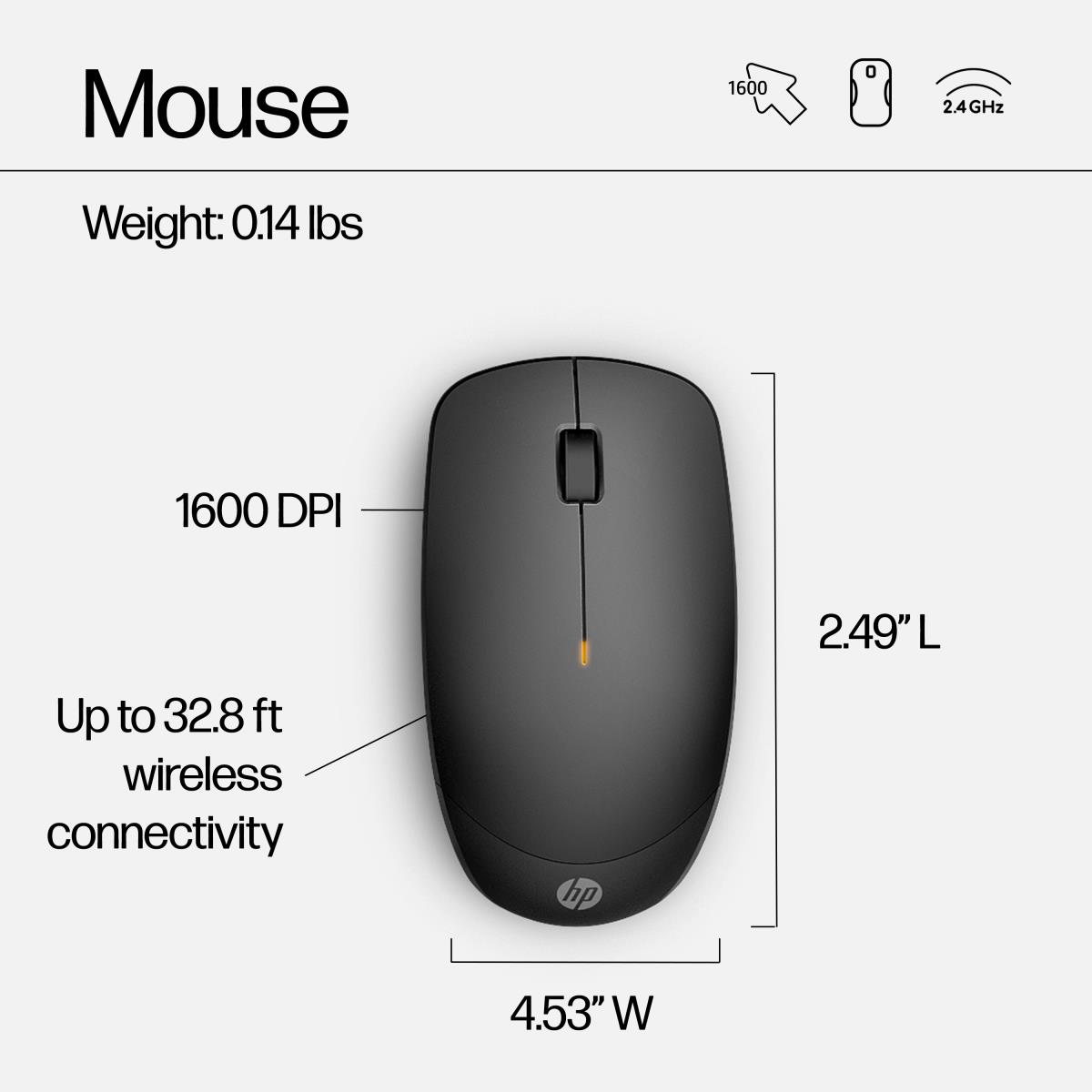 Wireless Keyboard and Mouse 230 Combo - Black - Qwerty UK