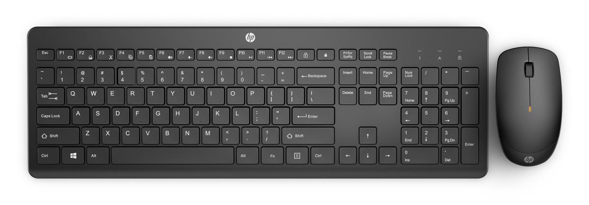 Wireless Keyboard and Mouse 230 Combo - Black - Qwerty UK