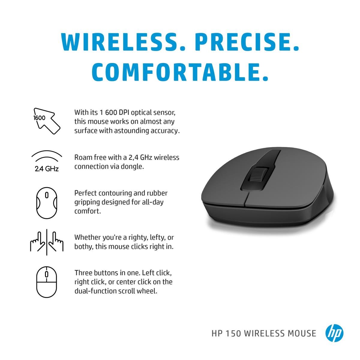 Wireless Mouse - 150 - Black