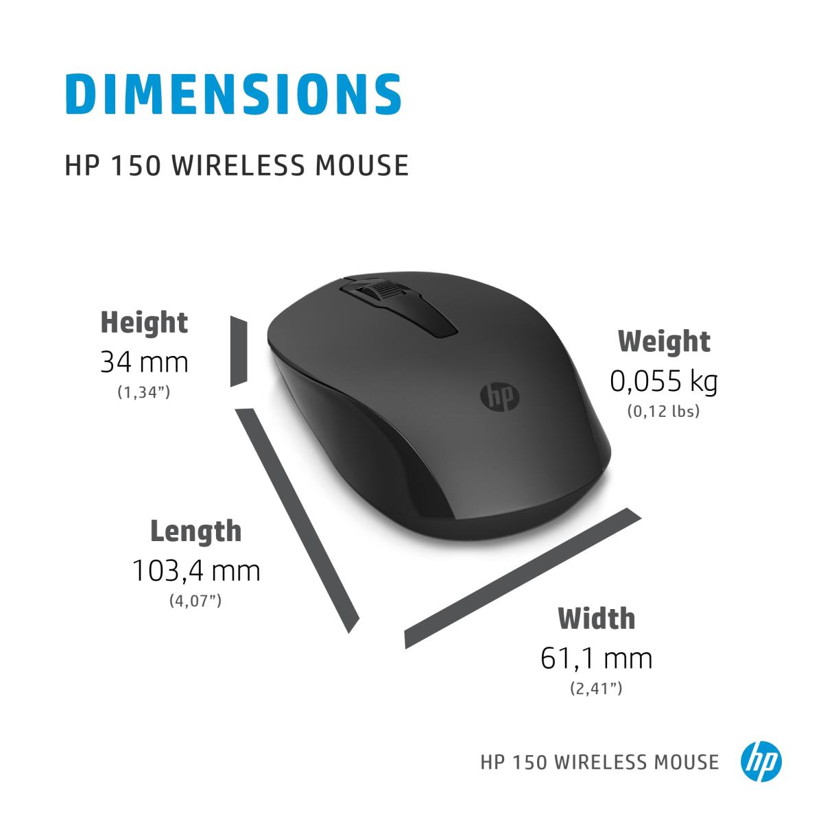 Wireless Mouse - 150 - Black