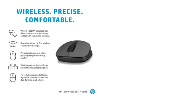 Wireless Mouse - 150 - Black