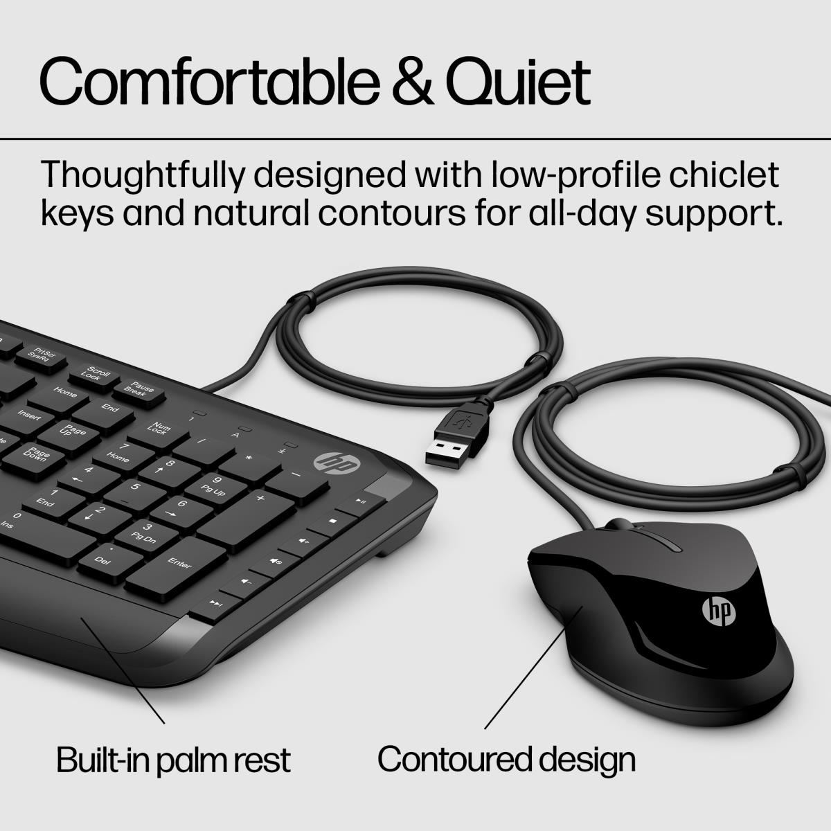 Pavilion Keyboard and Mouse 200 - Azerty Belgian