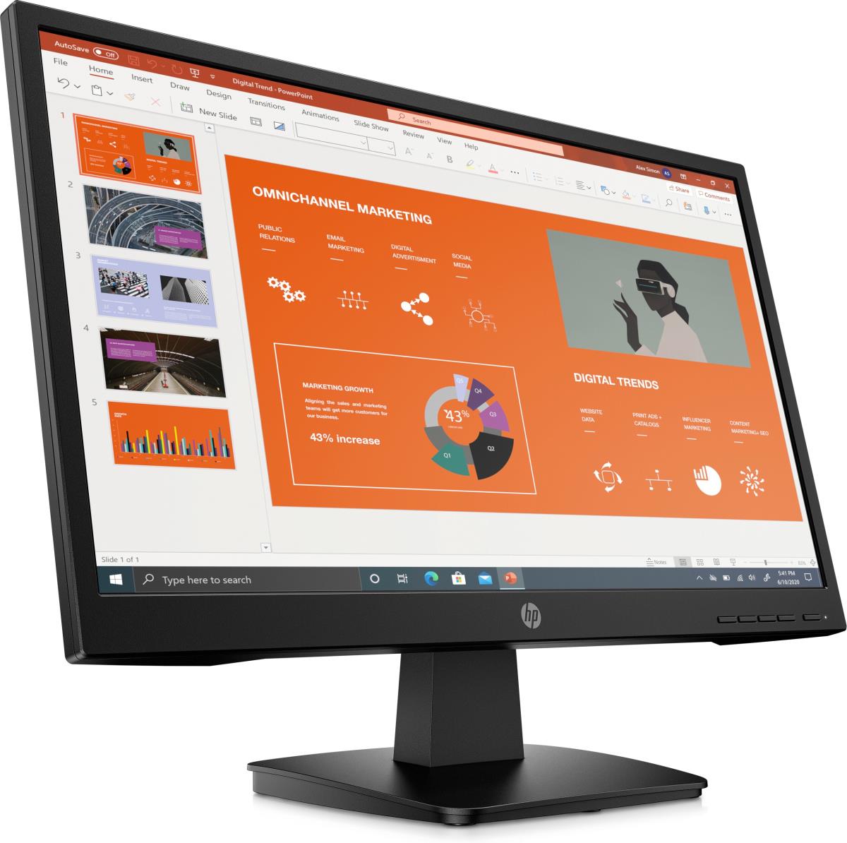 Desktop Monitor - P22va G4 - 22in - 1920x1080 (FHD)