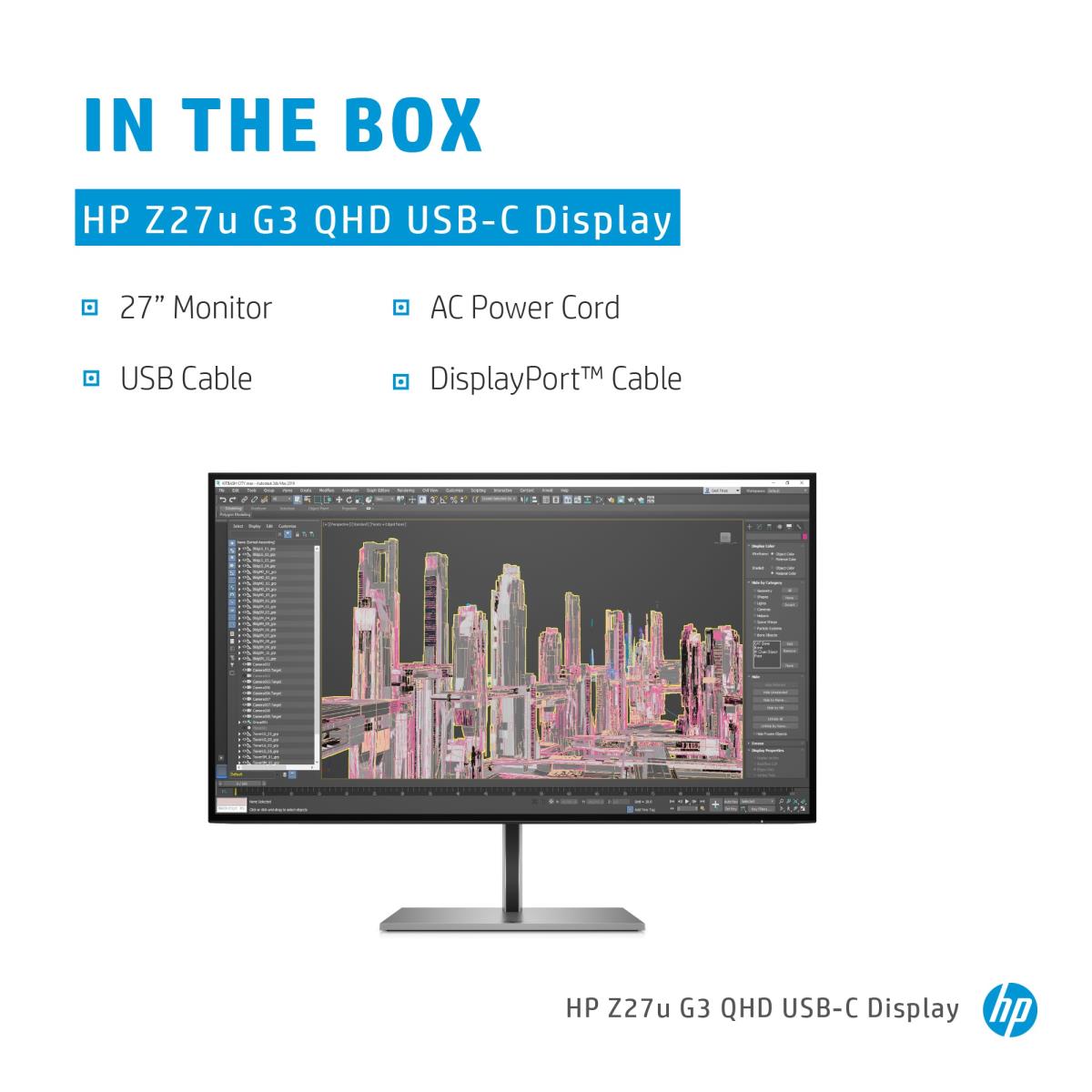 Desktop USB-C Monitor - Z27u G3 - 27in - 2560x1440 (QHD) - IPS