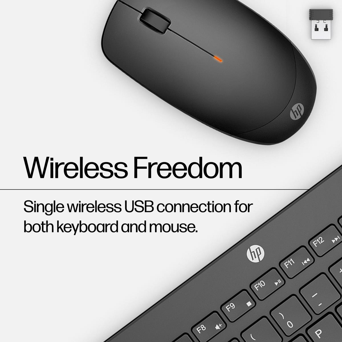 Wireless Keyboard and Mouse 230 Combo - White - Azerty Belgian