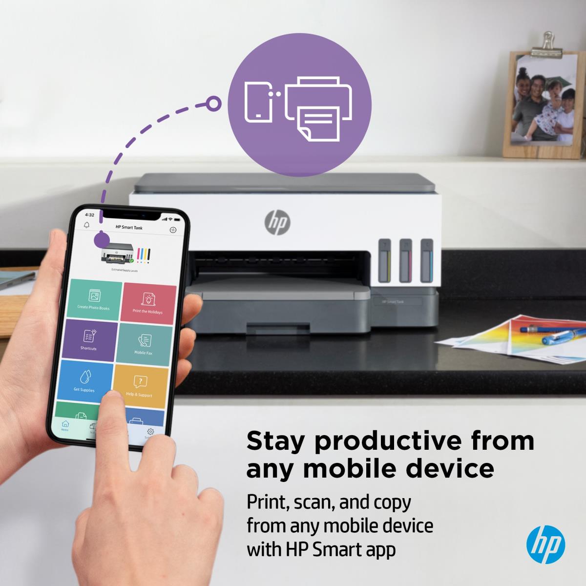 Smart Tank 7005 - All-in-One Printer - Inkjet - A4 - USB / Wi-Fi / Bluetooth