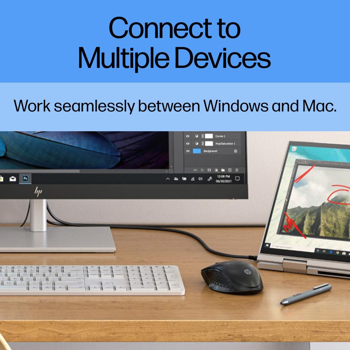 Wireless Multi-Device Mouse - 430 - Black