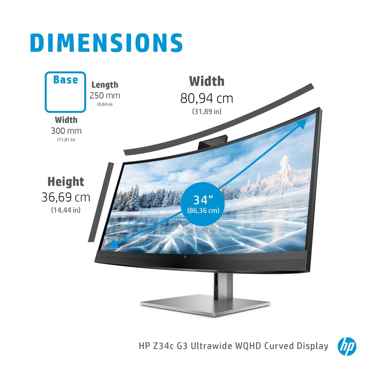 Curved Monitor - Z34c G3 - 34in - 3440x1440 (WQHD)