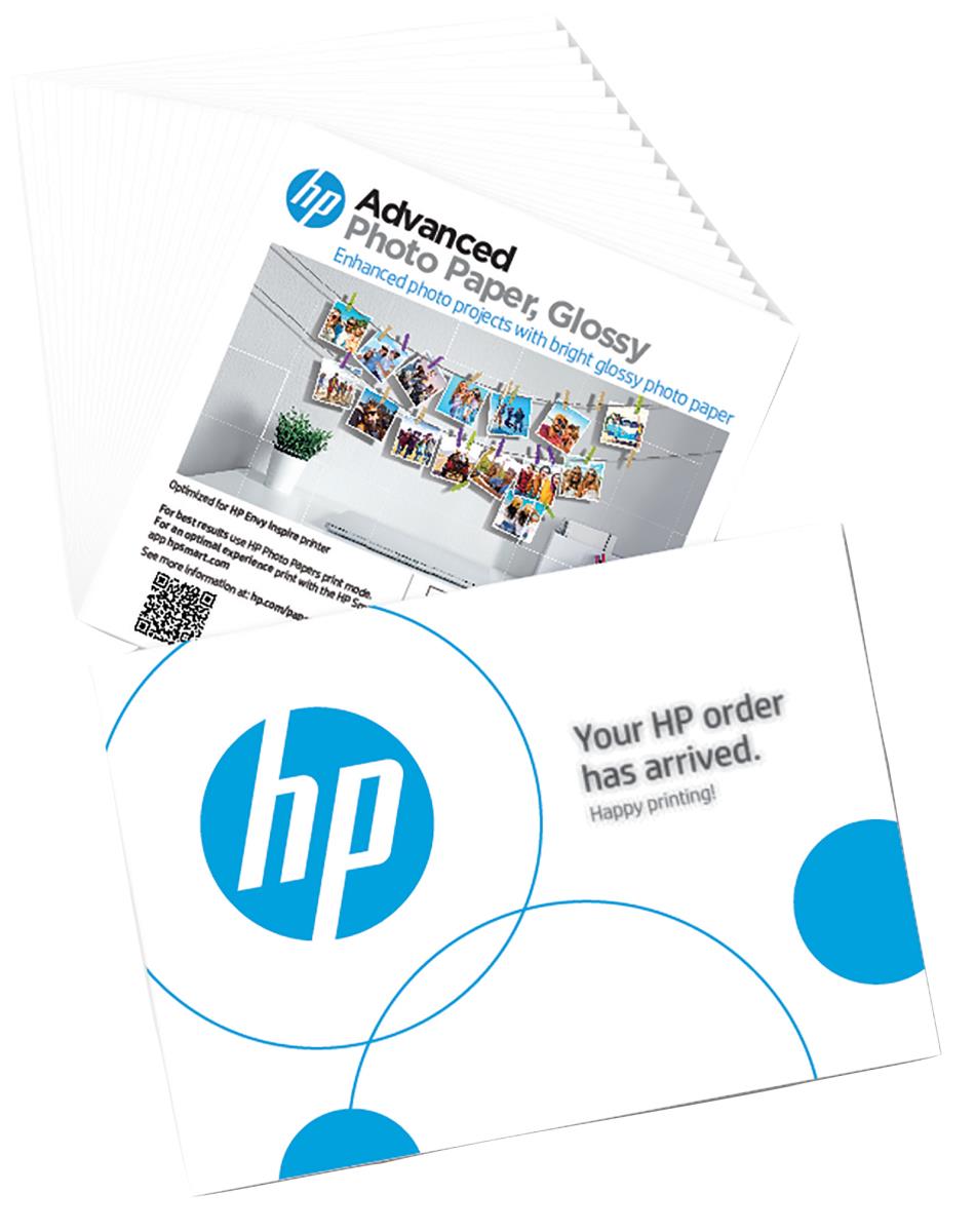 Advanced Photo Paper, Glossy, 5x5 in, 20 sheets (49V50A)
