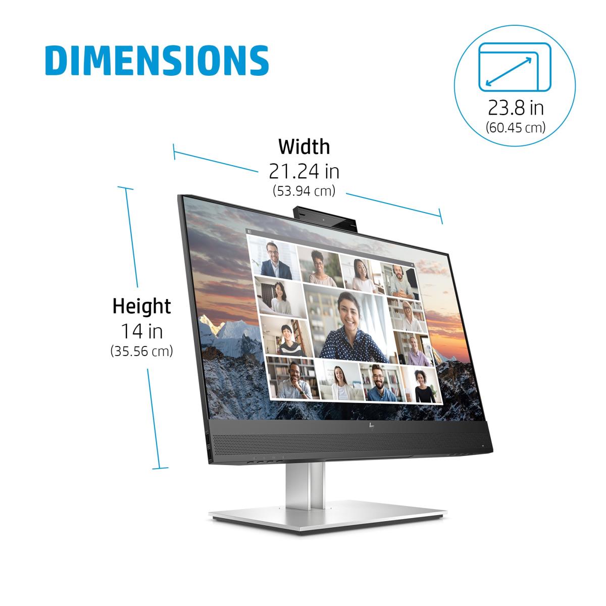 Conferencing USB-C Monitor - E24m G4 - 24in - 1920x1080 (FHD) - IPS