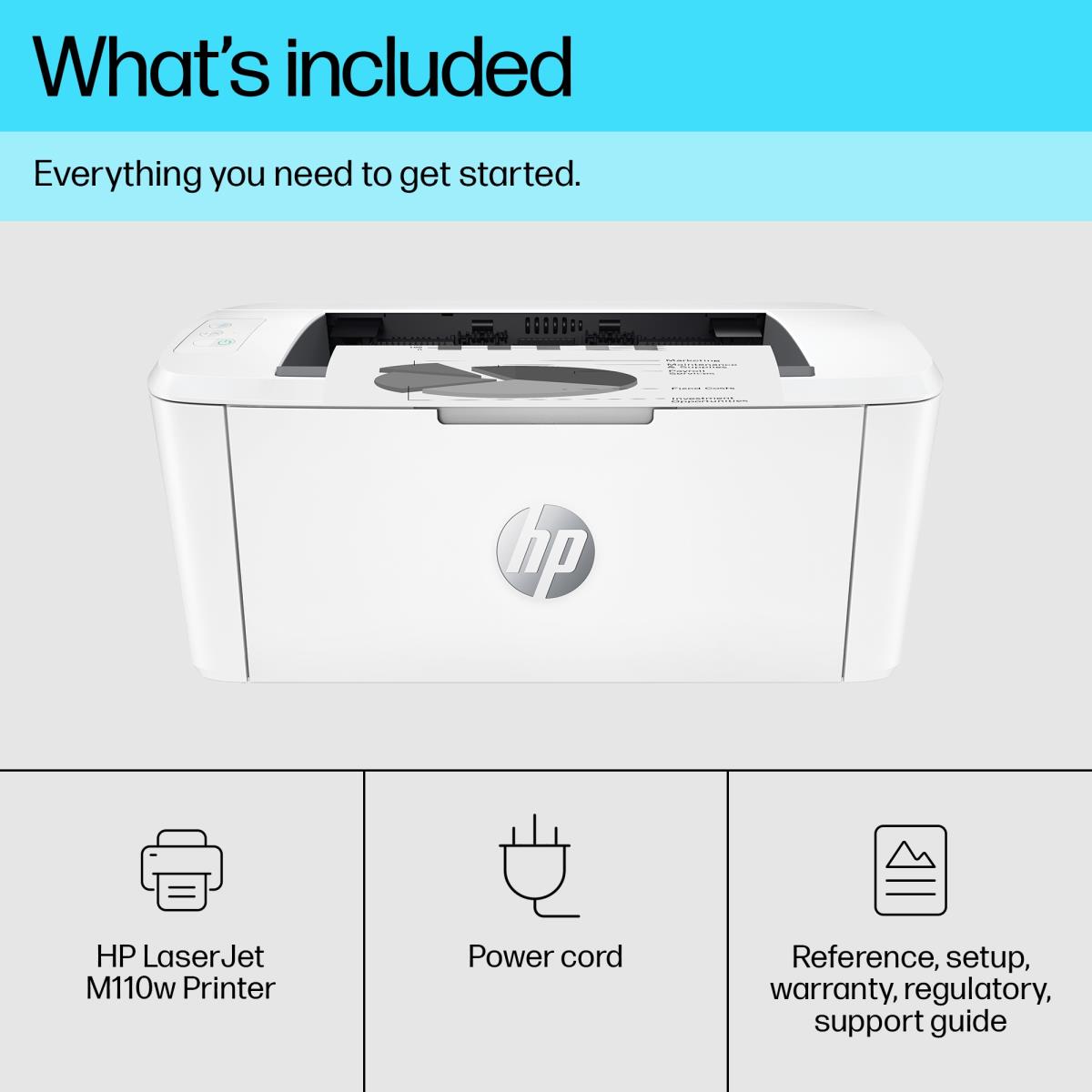 LaserJet M110w - Printer - Laser - A4 - USB / Wi-Fi
