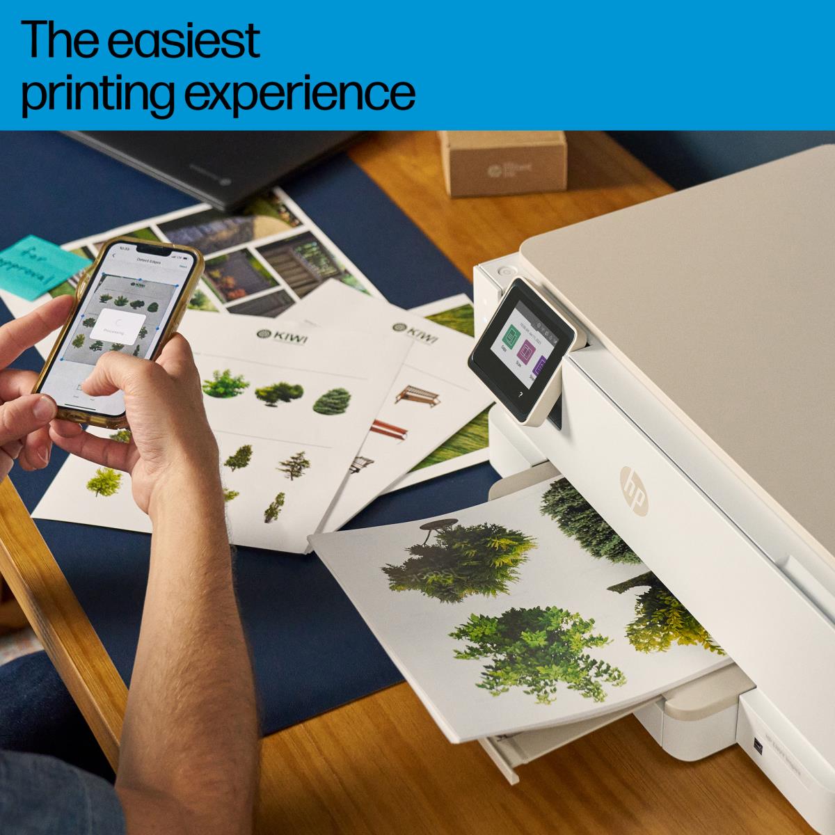 Envy Inspire 7221e - Color All-in-One Printer - Inkjet - A4 - USB /  Wi-Fi