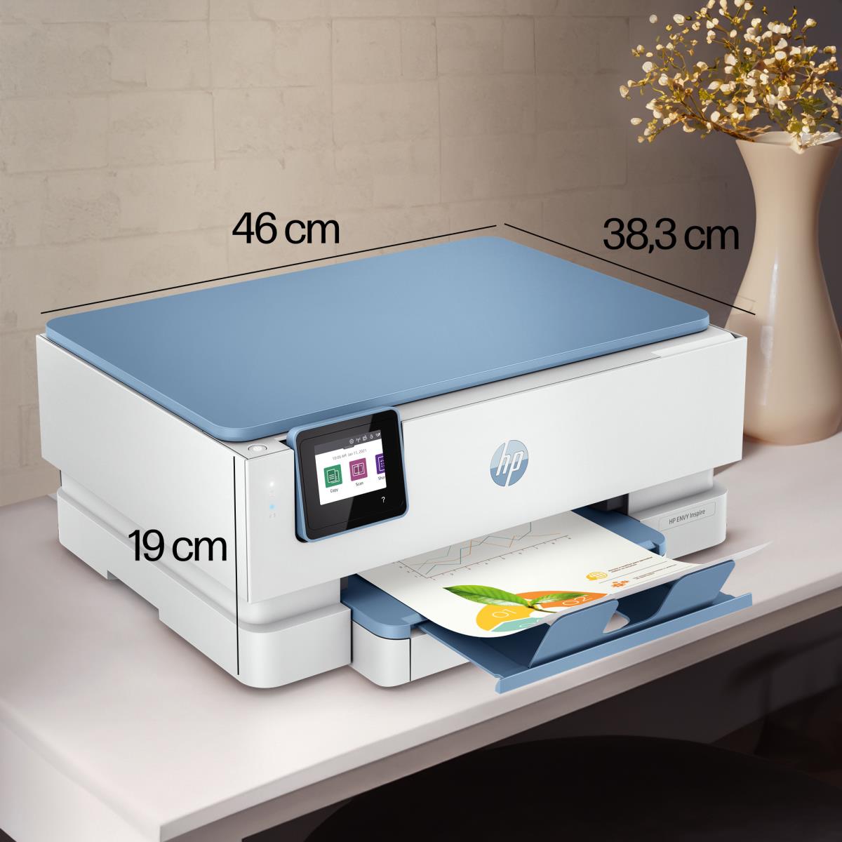 Envy Inspire 7221e - Color All-in-One Printer - Inkjet - A4 - USB /  Wi-Fi