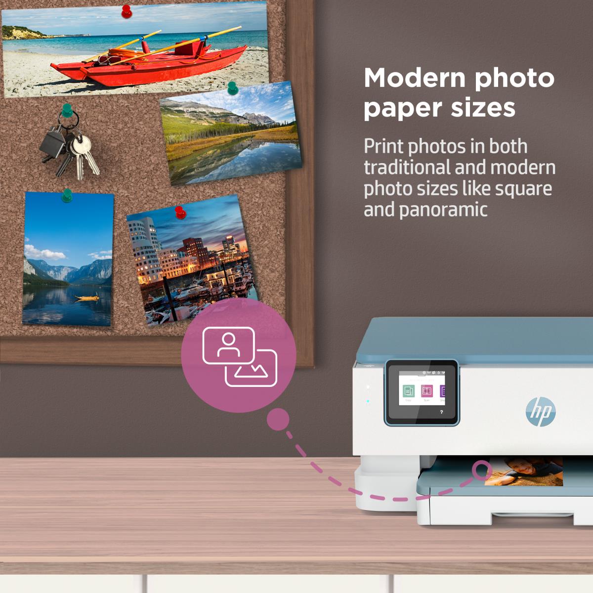 Envy Inspire 7221e - Color All-in-One Printer - Inkjet - A4 - USB /  Wi-Fi