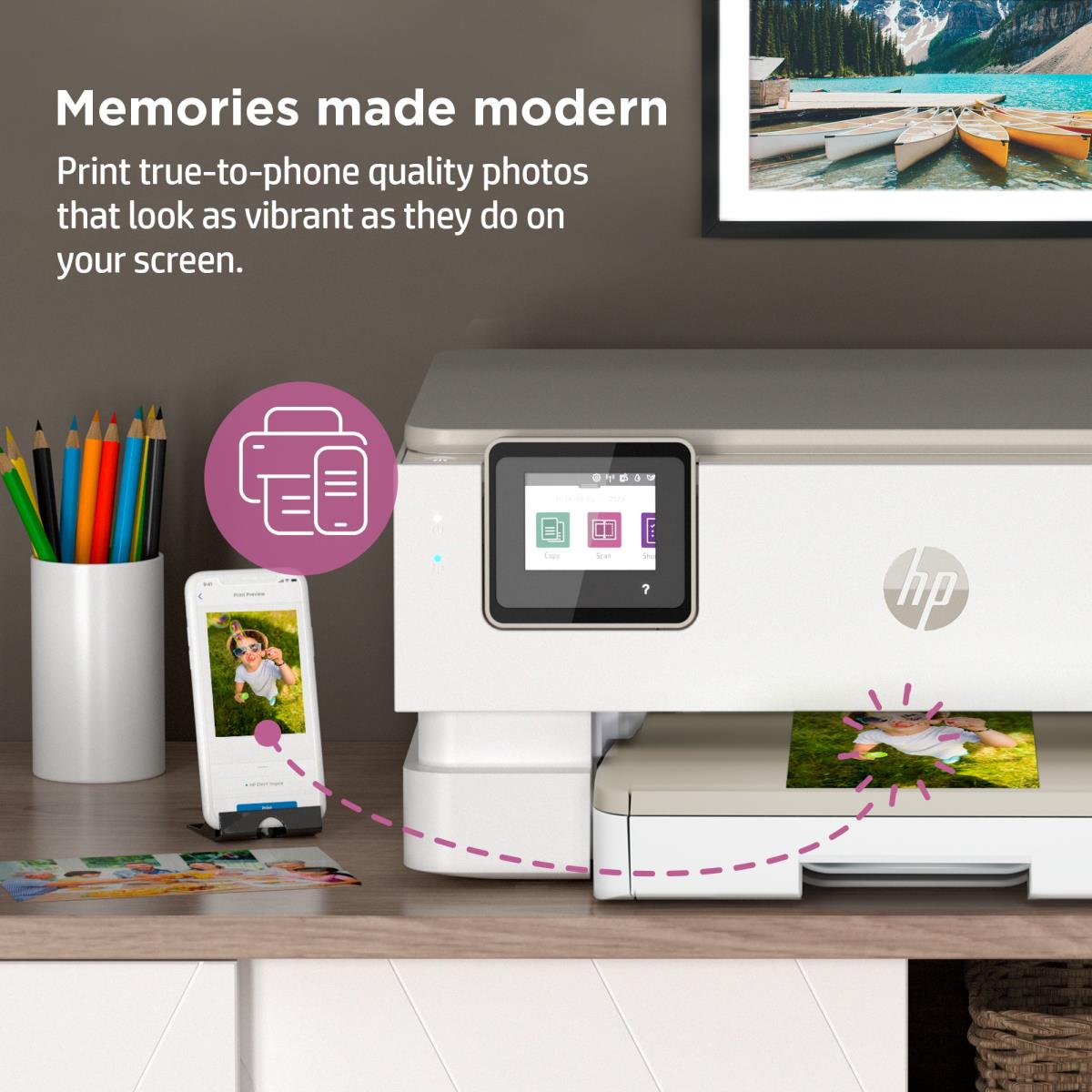 ENVY Inspire 7224e - Color All-in-One Printer - Inkjet - A4 - USB /  Wi-Fi