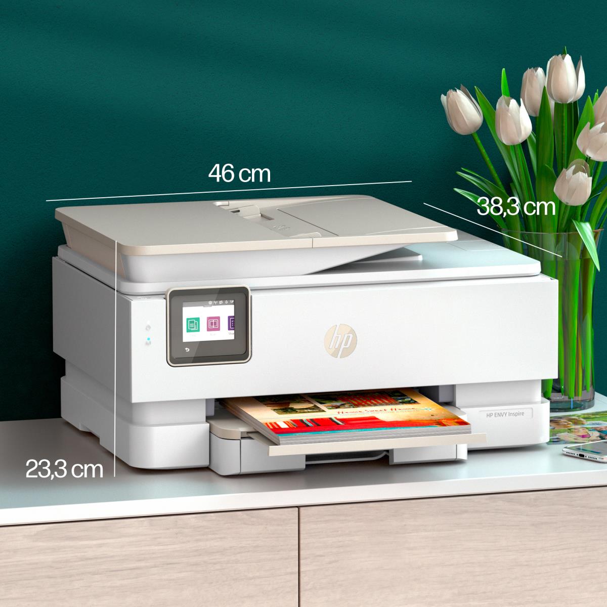Envy Inspire 7920e - Color All-in-One Printer - Inkjet - A4 - USB /  Wi-Fi