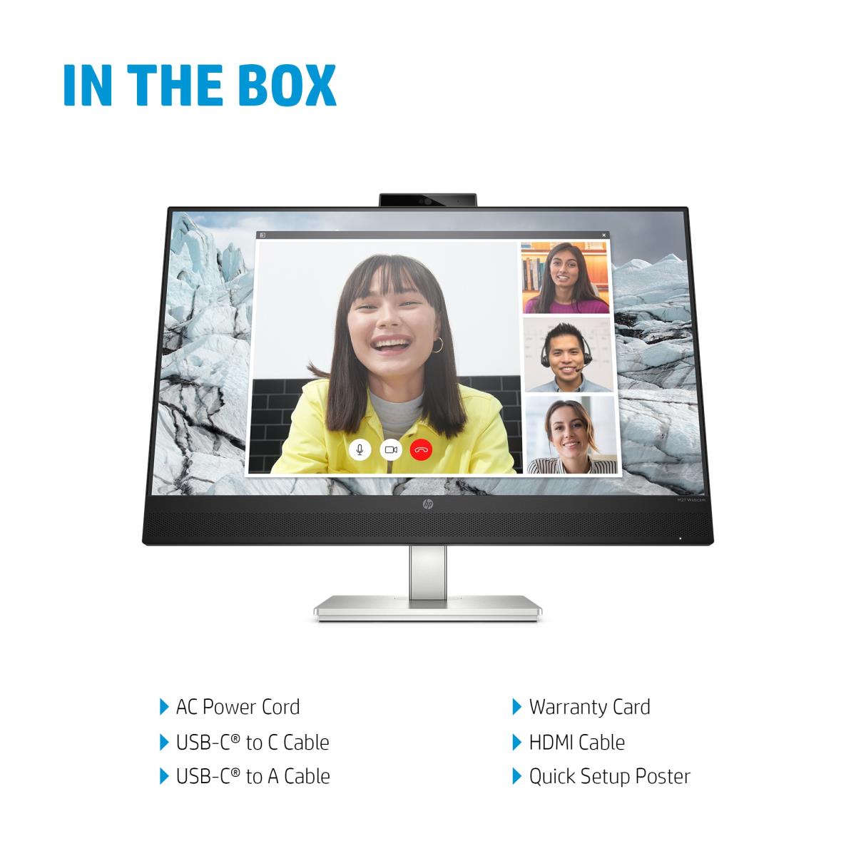 Conferencing USB-C Monitor - E27M G4 - 27in - 2560x1440 (QHD) - IPS