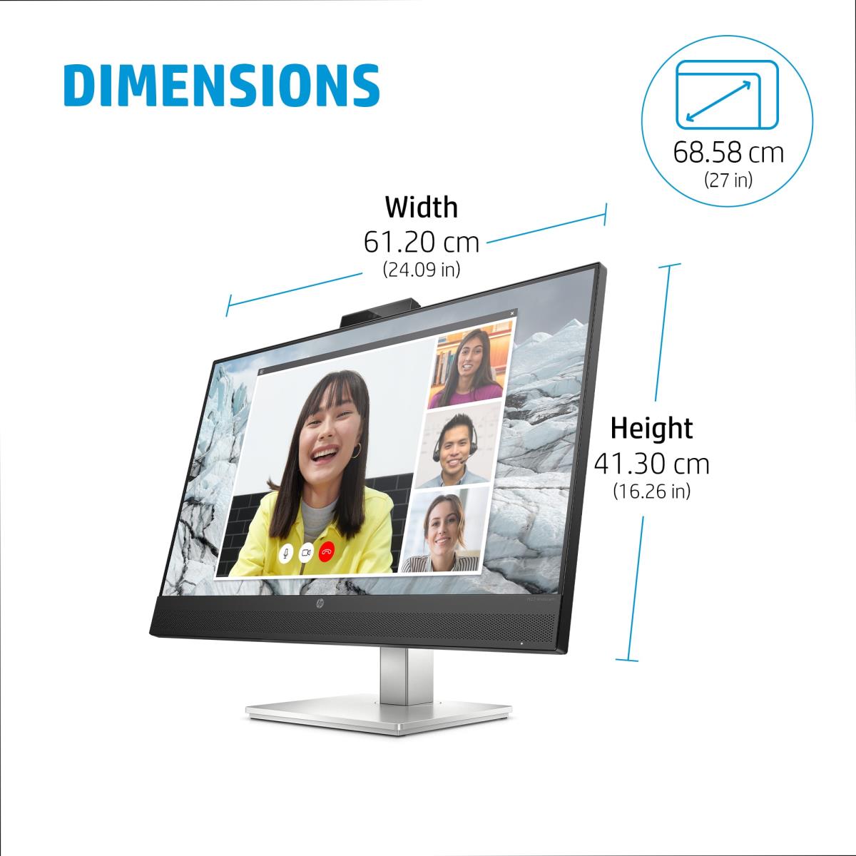 Conferencing USB-C Monitor - E27M G4 - 27in - 2560x1440 (QHD) - IPS