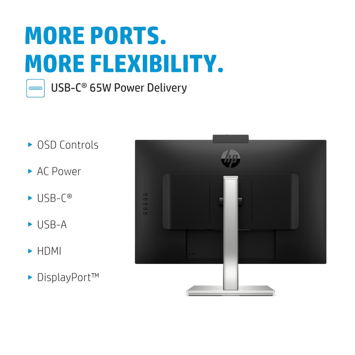 Conferencing USB-C Monitor - E27M G4 - 27in - 2560x1440 (QHD) - IPS