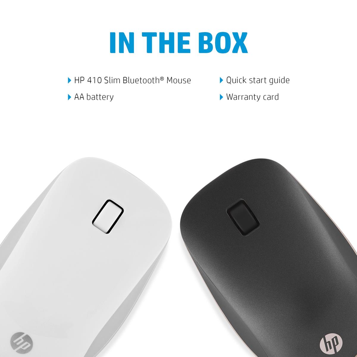 Wireless Slim Mouse - 410 - Bluetooth - White