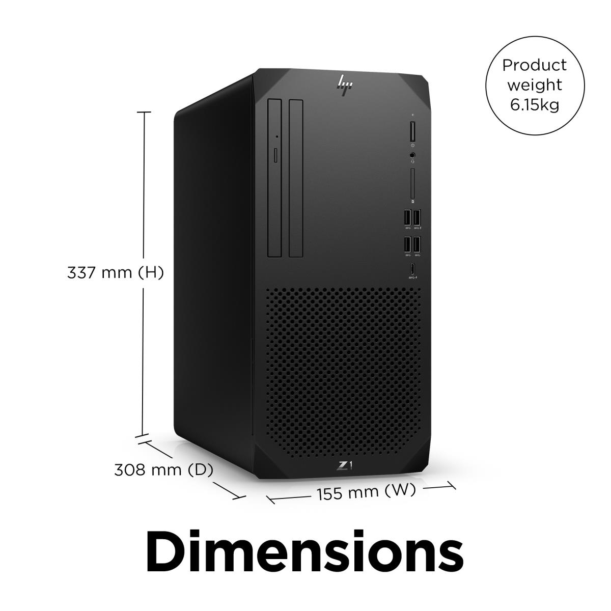 Workstation Z1 G9 Tower - i9 12900 - 32GB RAM - 1TB SSD - RTX 3070 8GB - Win11 Pro