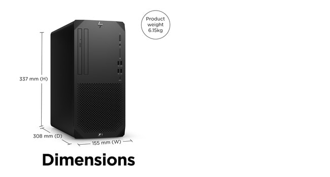 Workstation Z1 G9 Tower - i9 12900 - 32GB RAM - 1TB SSD - RTX 3070 8GB - Win11 Pro