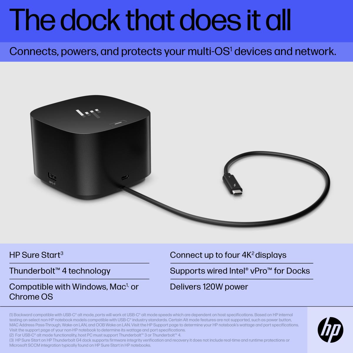 Docking Station Thunderbolt G4 - 120W