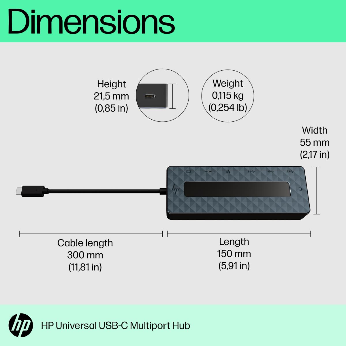 Universal Multiport Hub USB-c