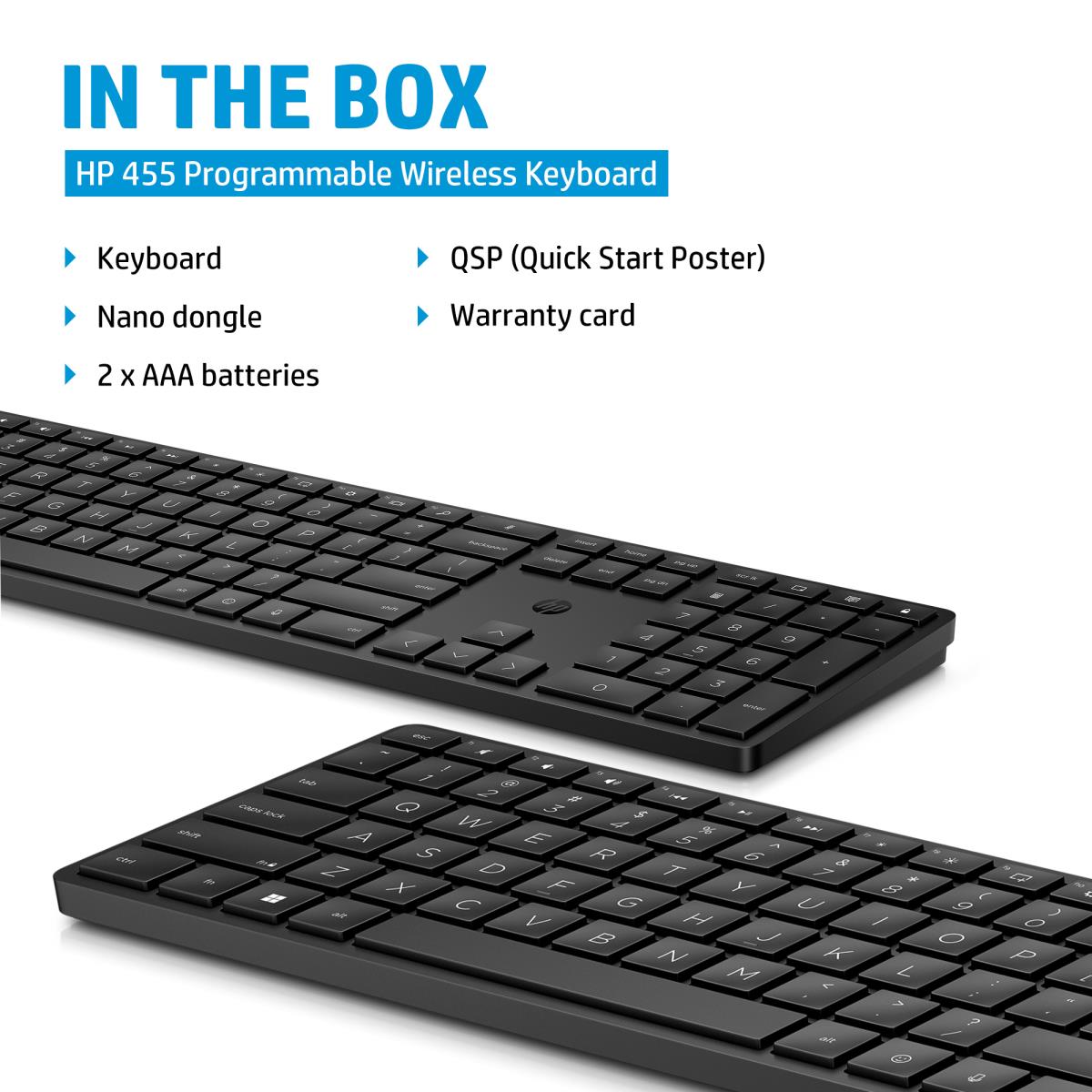 Programmable Wireless Keyboard 455 - Azerty Belgian