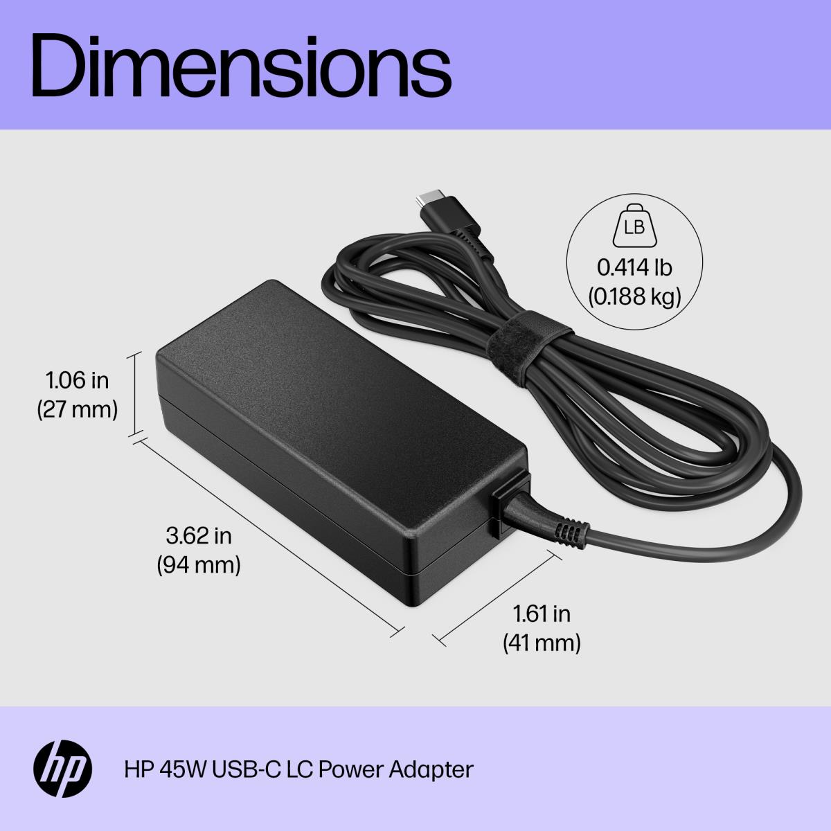 USB-C LC Power Adapter - 45W
