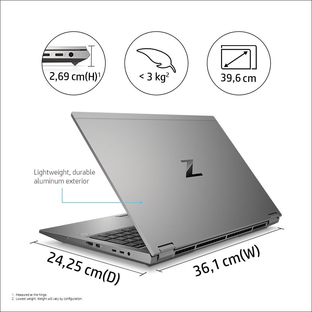 ZBook Fury 17 G8 - 17.3in - i9 11950H - 32GB RAM - 1TB SSD - RTX A3000 6GB - Win11 Pro - Azerty Belgian