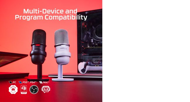 HyperX SoloCast - Microphone - USB - Black